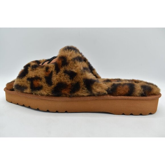 Ariat Womens Size 10 Cozy Slide Animal Print Leopard Slip On Slippers Shoes - Picture 6 of 13